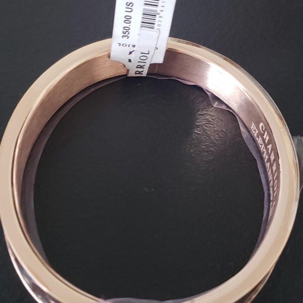 $350 MSRP- Charriol 04-302-1139-18L BANGLE FOREVER ELEPHANT